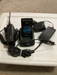 Kenwood NX-300-K Uhf Radio, Charger, Microphone & Extra Battery. Fixed Price $199.95.