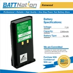 7.2V 2200MAH Nimh Battery For Kenwood KNB-17A KNB-22N TK-280 TK-380 TK-48. Fixed Price $27.59.
