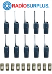 10 X Motorola CP200D Uhf Radio AAH01QDC9JA2AN, PMAE4016 Antenna & Battery Only. Fixed Price $3410.00.