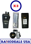 X Motorola PR400 Limited Keypad Uhf Radio AAH65RDF9AA3AN, Antenna, Batt & Char. Fixed Price $609.00.