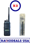 Motorola XPR3500E Vhf Radio AAH02JDH9VA1AN & Antenna PMAD4147 Only. Fixed Price $1137.00.