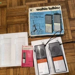 Vintage 1970S Vanity Fair VF-30 Walkie Talkies Box. Fixed Price $22.00.
