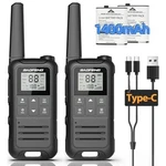 Pack Baofeng F22 Handheld Two-way Frs Radio Walkie Talkie 22CH Vox 1400MAH. Fixed Price $36.29.