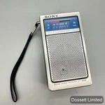 Vintage Sony ICF-200W Fm/am Band Portable Transistor Radio Silver Wrist Strap. Fixed Price $29.99.