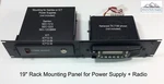 19" Rack Mount Panel : Samlex/ict Power Supply + Kenwood TK7180 TK7360 NX720 740. Fixed Price $99.13.