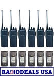 Motorola CP200 Uhf Radio AAH50RDC9AA2AN Antenna & NNTN4497 Battery X 6PC. Fixed Price $1104.00.