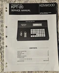 Original Kenwood KPT-20 Service Manual. Fixed Price $12.00.