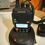 Wouxun KG-UV6D U.v. Dual Bank Multifunctinal Two-way Radio IP55 Black And Acc.. Fixed Price $80.00.