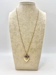 Vintage Tru-kay Tk 14K Gold Filled Heart Locket Forever My Rose 18. Fixed Price $58.00.