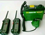 Vintage Digi-tech Green Combat Force Base Station Set Includes 2 Walkie Talk. Fixed Price $29.99.