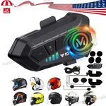 Fm Motorcycle Headset Bluetooth Helmet Intercom Speaker Music Share Headphone. Fixed Price $16.39.