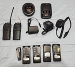 2 Motorola HT750 4 Battery Chargers Used Lot Walkie-talkie Radio Way. Fixed Price $198.88.