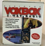 Audiovox Voxbox FR-214Y 2-WAY Radio With Dock Yellow.. Fixed Price $12.00.
