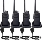 Retevis RT81 Dmr Radios Walkie Talkies Black Waterproof Two Way (4 Pack). Fixed Price $179.99.