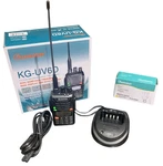Wouxun KG-UV6D Dual Band Radio + Charger Battery Car Power Eliminator Bundle. Fixed Price $72.50.