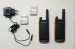 Walkie Talkies Motorola Tlkr T82 + Charger Batteries Headset Suitcase. Fixed Price $99.19.