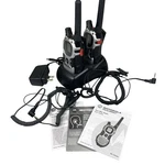 Lot Of Motorola MJ270R 27-MILE Gmrs Two-way Radios With Charger And Headphones. Fixed Price $49.99.