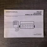 Realistic Manual TRC-423 40-CH Mobile Cb Transceiver Instructions M1. Fixed Price $9.99.
