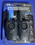 Cobra Two-way Walkie Talkies SH360BK 25 Mile Range Built-in Weather Radio New. Fixed Price $24.95.