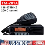 TM-281A Transceiver Vhf Uhf Mobile Radio Car Station 10-50KM. Fixed Price $132.99.