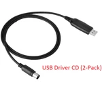 Tosuny Usb Programming Cable For Yaesu Talkie Radio With Driver Cd (2-PACK). Fixed Price $11.35.
