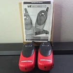 Weather Gear Crank 2 Way Radio Walkie Talkies Handheld Red Set Of New Open Box. Fixed Price $44.99.