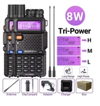 Baofeng Uv 5R 5W 8W Walkie Talkie Ham Cb Radio Long Range Dual Band Vhf Uhf Fm. Fixed Price $112.00.