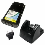 Battery & Charger +eu Adapter For Kenwood TK-2107 TK-272G TK-260G TK-378G. Fixed Price $38.99.