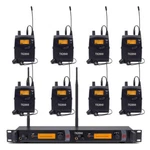 8 Receivers Wireless In Ear Monitor System Pro Audio Uhf 2 Channel Stage Studio. Fixed Price $338.00.