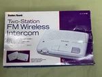 Radioshack 43-486 Fm Wireless Intercom Two Stations, Box, And Manual. Fixed Price $20.95.