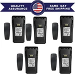 1/5X Li-ion 2250MAH Battery NNTN4497DR For Motorola CP200D DEP450 PR400. Fixed Price $125.99.