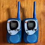 Pair Of Kenwood 2-WAY Mobile Radios Walki Talkies UBZ-AM14 Freetalk El Blue. Fixed Price $32.99.