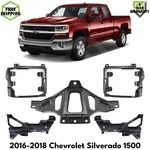 Front Bumper Brackets Retainer Steel Kit For 2016-2018 Chevrolet Silverado 1500. Fixed Price $99.00.