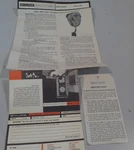 Shure Model 488T Original Instructions And Paperwork. Fixed Price $9.95.