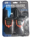 Cobra Walkie Talkies Weather & Emergency Outdoor Radio Pack ACXT345 Hd 25 Mile. Fixed Price $29.99.