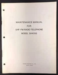 Vintage Shinwa SH405G Uhf-fm Radio Telephone Maintenance Manual. Fixed Price $39.99.