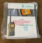 Cobra Marine Flating Vhf Radio HH350 6 Watt Noaa Weather Alert Charging Dock New. Fixed Price $140.00.