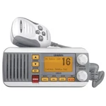 Uniden UM435 Fixed-mount IPX8/JIS8 Submersible Vhf Marine Radio W/ Dsc (white). Fixed Price $209.95.