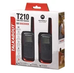 Motorola Solutions T210 Two-way Radio Black W/red Two-pack. Fixed Price $39.99.