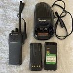 Motorola AAH79KDC9PW5BN PR1500 Twoway Vhf Radio W/antenna/charger. Fixed Price $200.00.