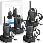 Esynic 4 Pack Walkie Talkies Compact DESIGNED-3MILES Long Range 16 Channels. Fixed Price $83.97.