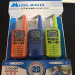 Midland X-talker T10X3M Multi-color Pack Two Way Radio. Fixed Price $40.69.