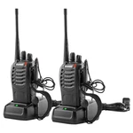 Baofeng Walkie Talkies Long Range For Adults With EARPIECES,16 Channel Walky .... Fixed Price $35.89.