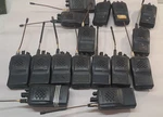 Lot Of 16 Vertex Standard VX-210AU Two-way Radios Untested With 4 Chargers. Fixed Price $175.99.