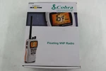 Cobra Mr HH350W Floating Vhf Marine Radio Noaa Waterproof White Charger Kit. Fixed Price $124.99.