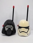 Disney Star Wars First Order Kylo Ren And Stormtrooper Walkie Talkies Radio. Fixed Price $6.98.