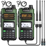 Baofeng Gmrs Radio Handheld Long Range GM-15 Pro 8W Walkie Talkie GREEN-2PACK. Fixed Price $77.22.