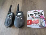 Set Of 2: Audiovox Walkie Talkies GMR6862 Tested Works Fine. Fixed Price $15.99.