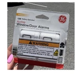 Ge 45115 Wireless Window/door Alarms 2-PACK, 120DB, Battery, Peel-and-stick. Fixed Price $15.00.