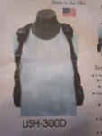 Universal Double Radio Shoulder Holster, Ush 300- D, Dual -made In Usa. Fixed Price $49.95.